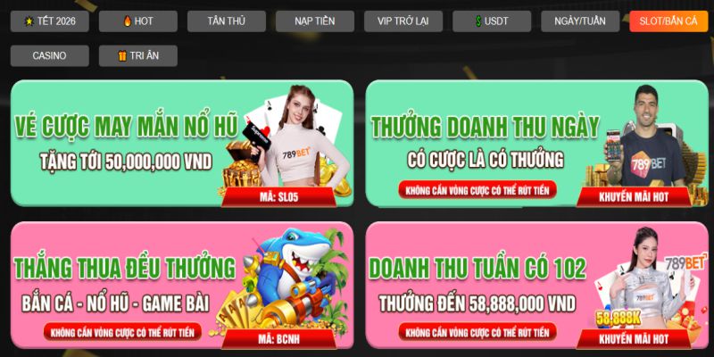 Lựa chọn ưu đãi phù hợp trên nền tảng 789bet